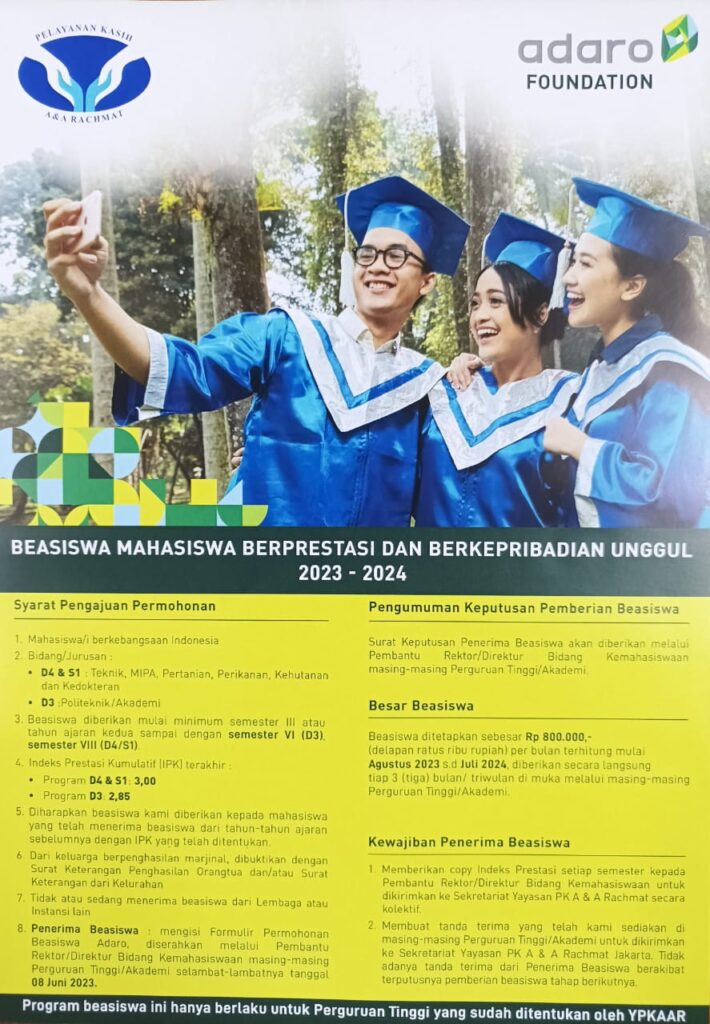 Pengumuman Beasiswa
